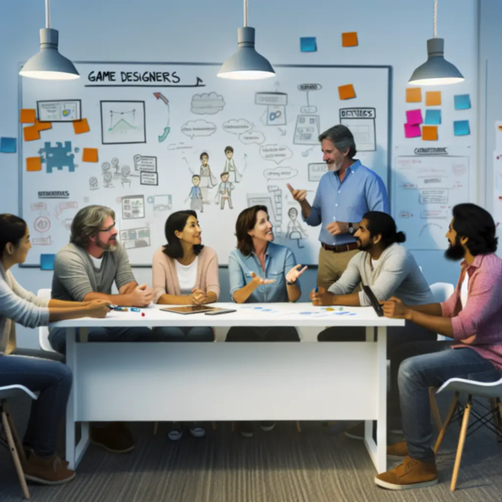 Projektanci Overwatch 2 omawiający balans przy tablicy