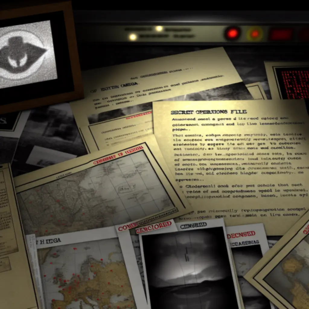 Tajne dossier Overwatch z mapami i notatkami