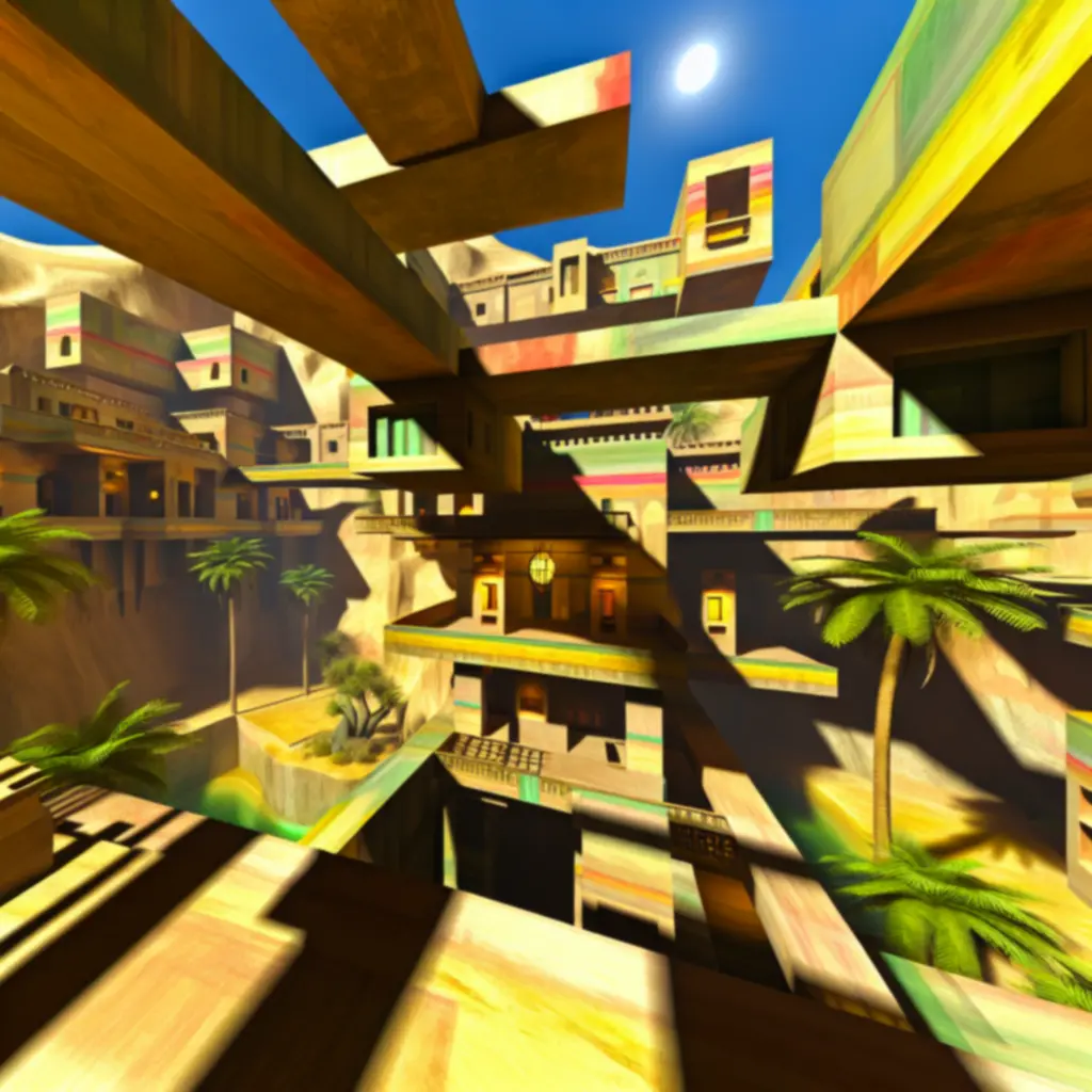 Suravasa – punkt Flashpoint z licznymi wejściami i balkonami