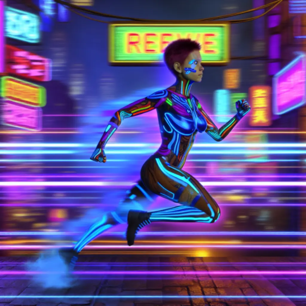 Tracer – skórka Neon Runner